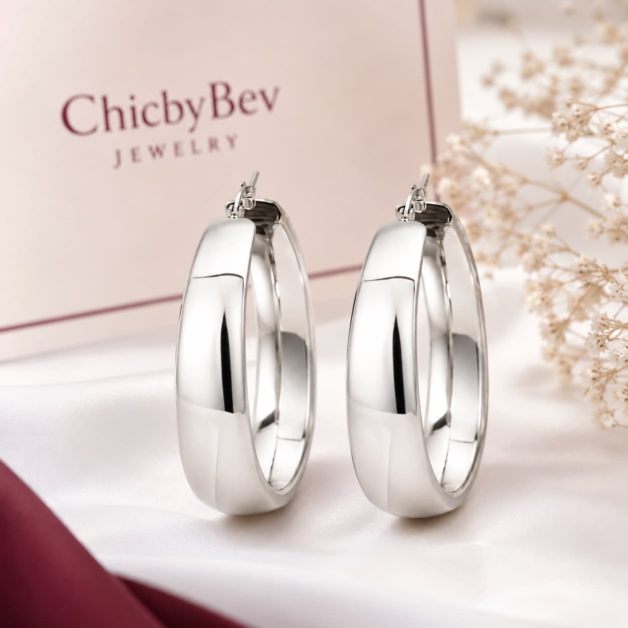 Collette Luxe Hoop Earrings