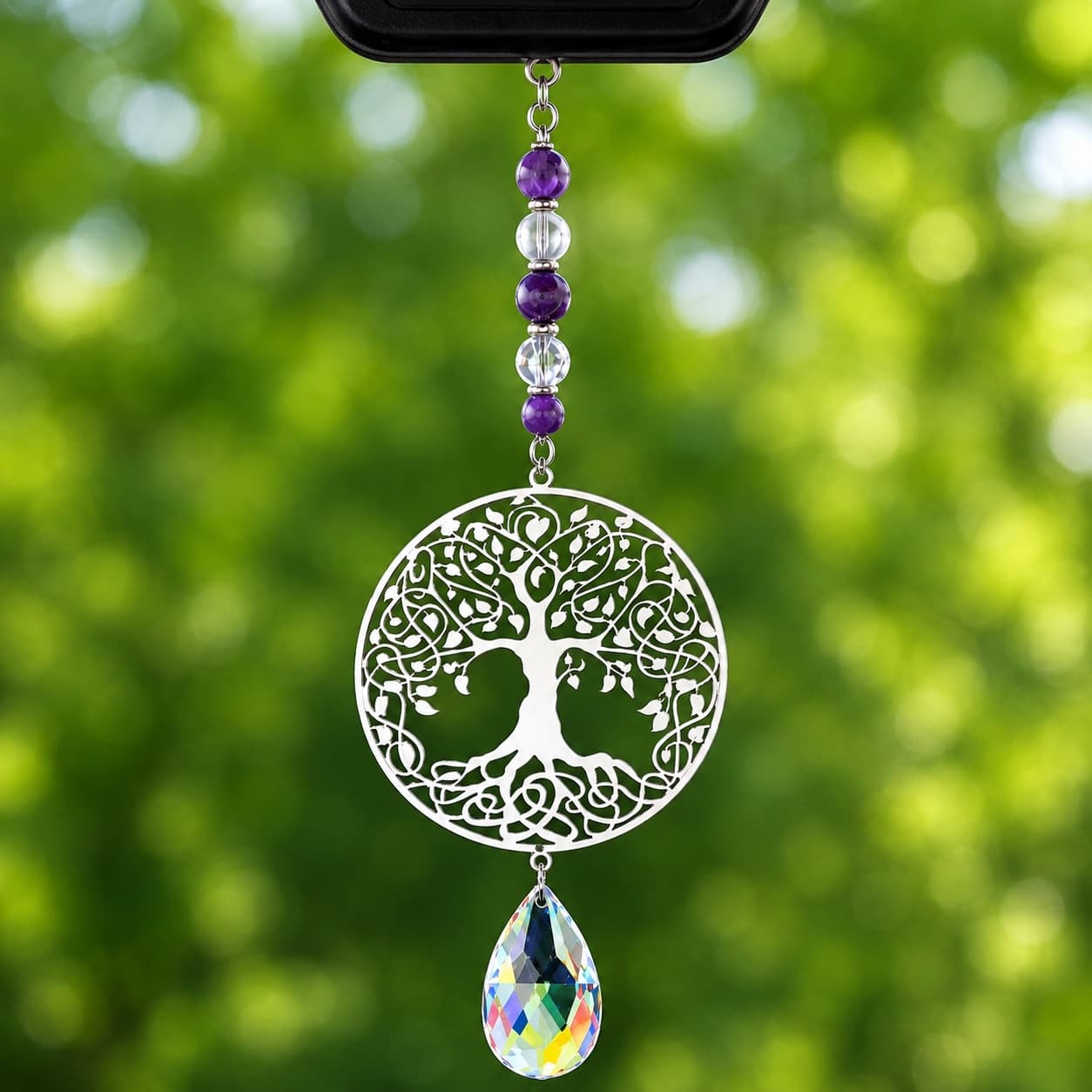 Lunara Clarity Tree of Life Car Charm