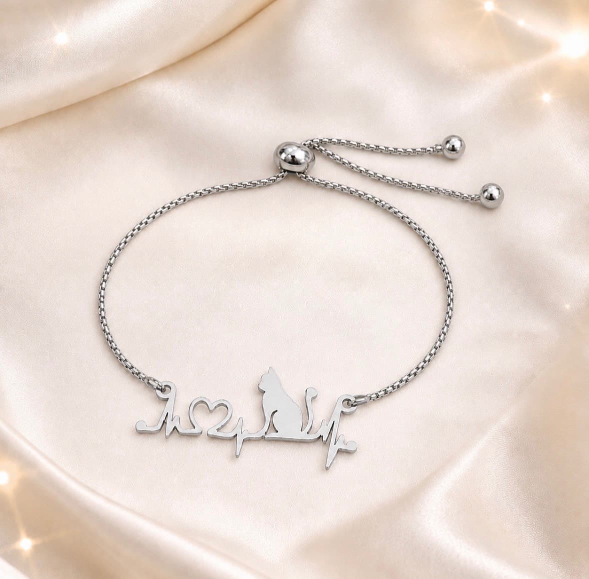 Purrfect Heartbeat Bracelet