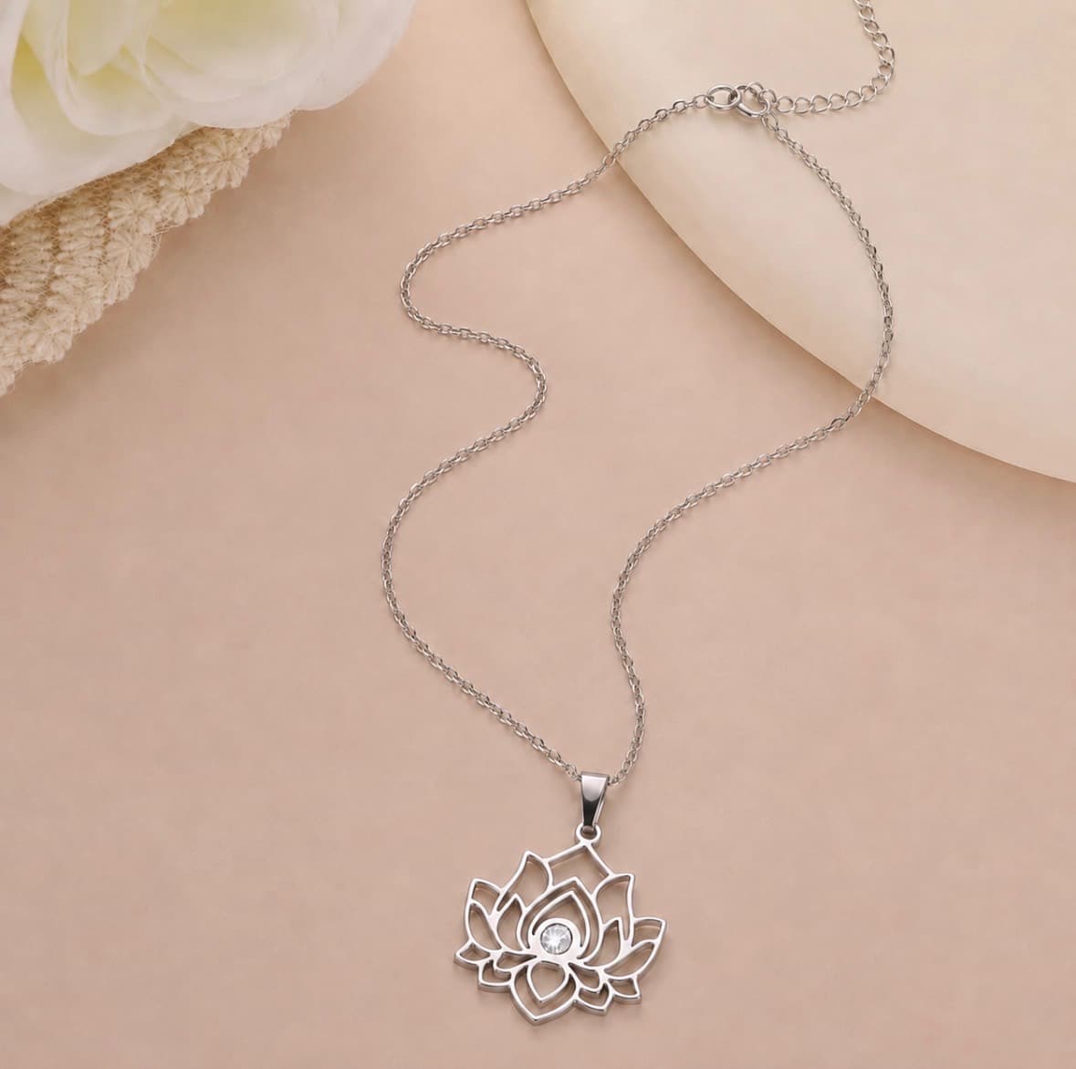Lumira Lotus Necklace - exclusive
