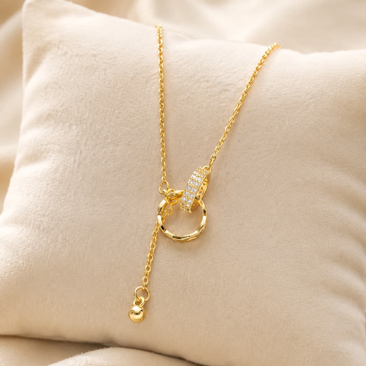 Exclusive Sophia Golden Lariat Necklace (Copy)