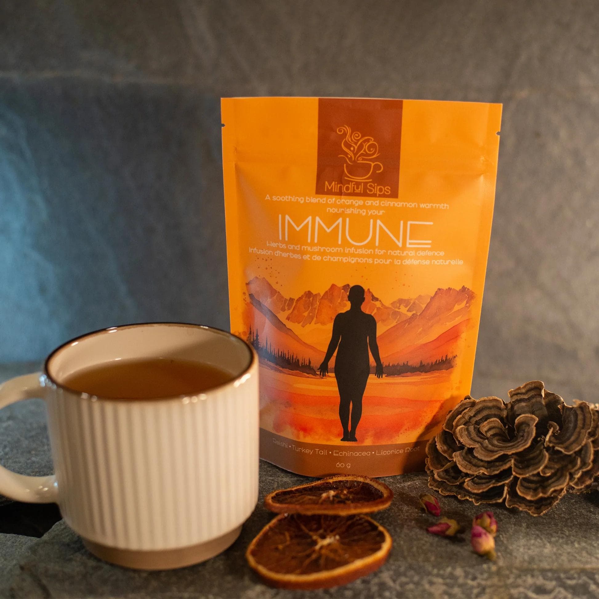 Immune - Daily Natural Defense Herbal Tea - Loose Leaf Tea, 60g