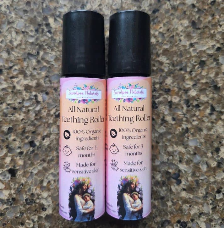 All Natural Teething Roller