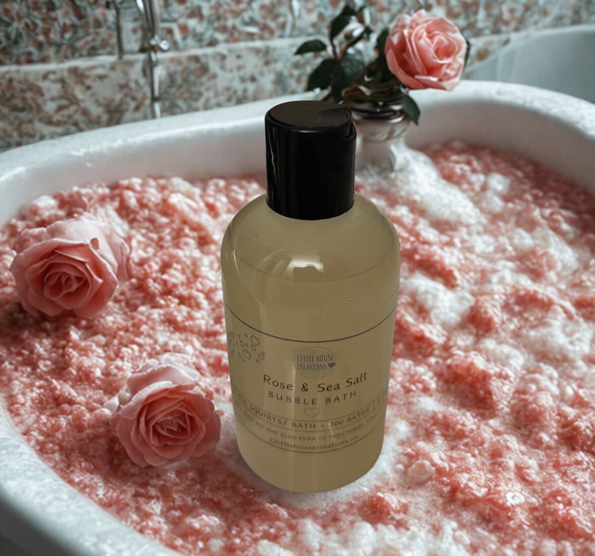 Rose & Sea Salt Bubble Bath