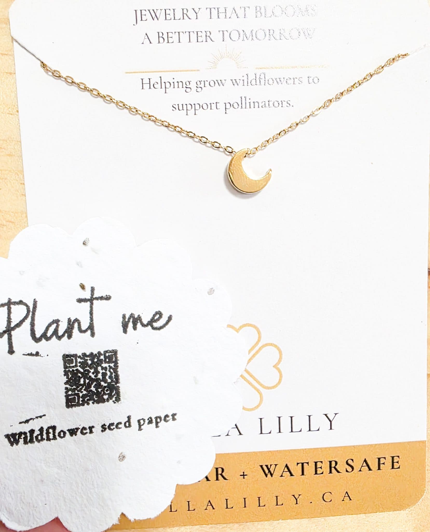 Kalla Lilly Moon Necklace (Copy) (Copy)