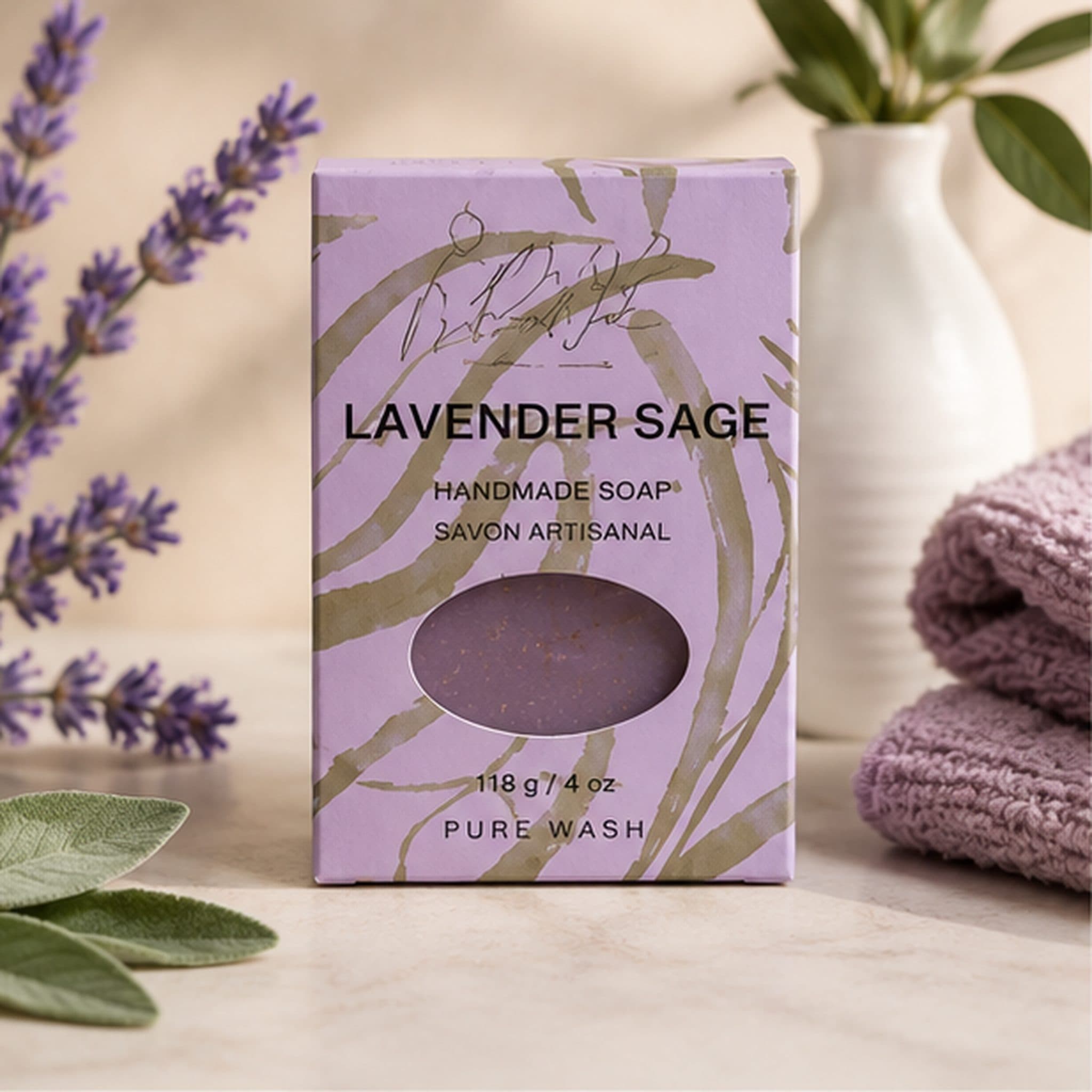Lavender Sage Soap Bar
