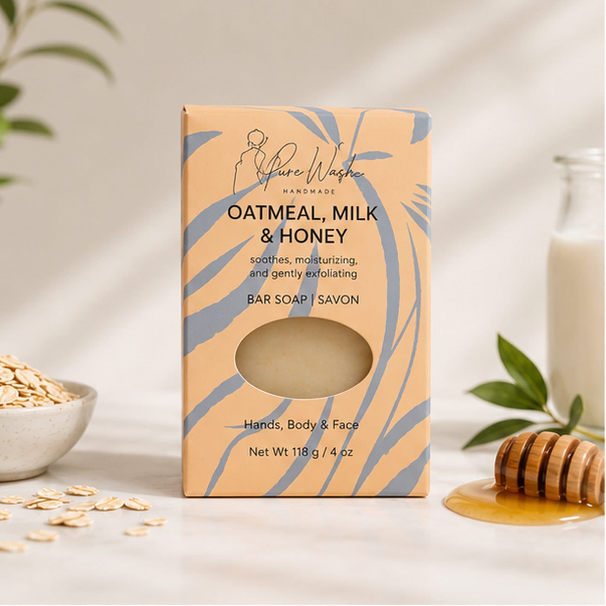 Oatmeal Milk & Honey Soap Bar