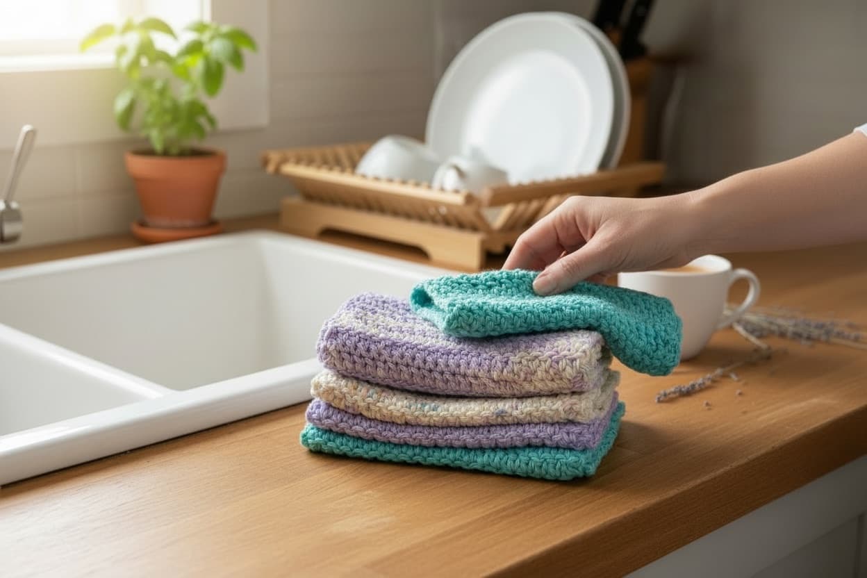 Hand-Crochet Dishcloths