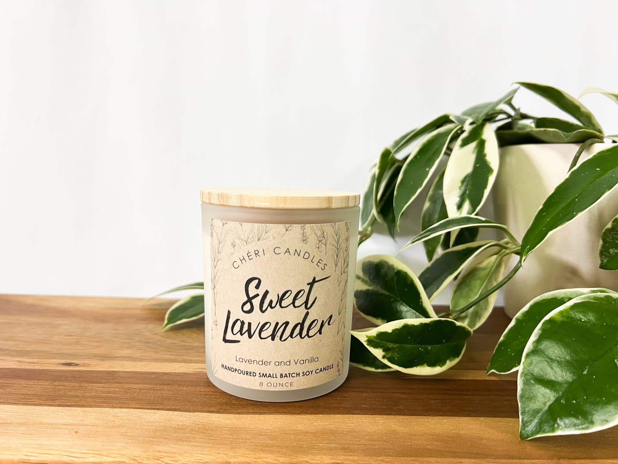 Sweet Lavender Handpoured Soy Candle