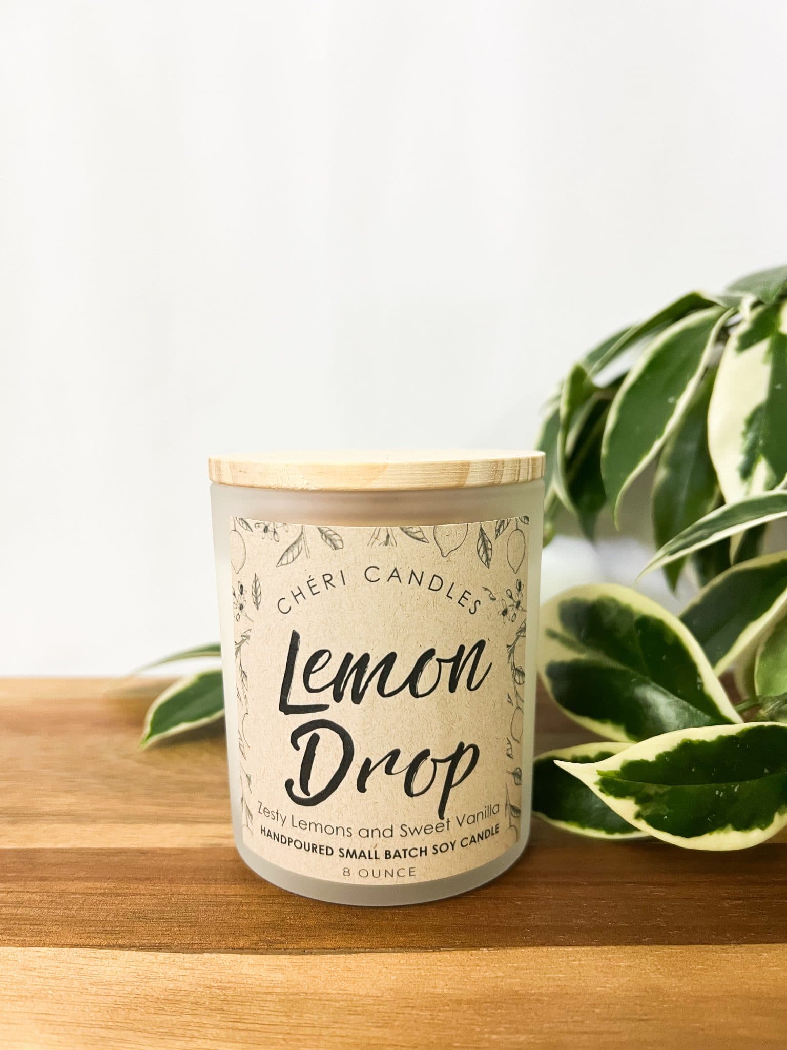 Lemon Drop Hand Poured Soy Candle