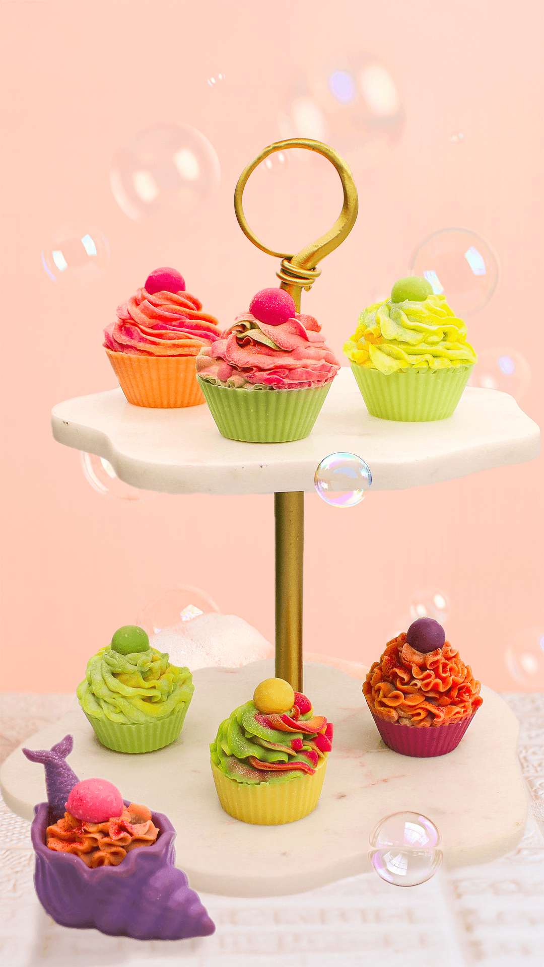 Cupcake Goat Milk Soap - apx 100 g